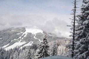 Les Gets - Picture of Mont Chery after the snow