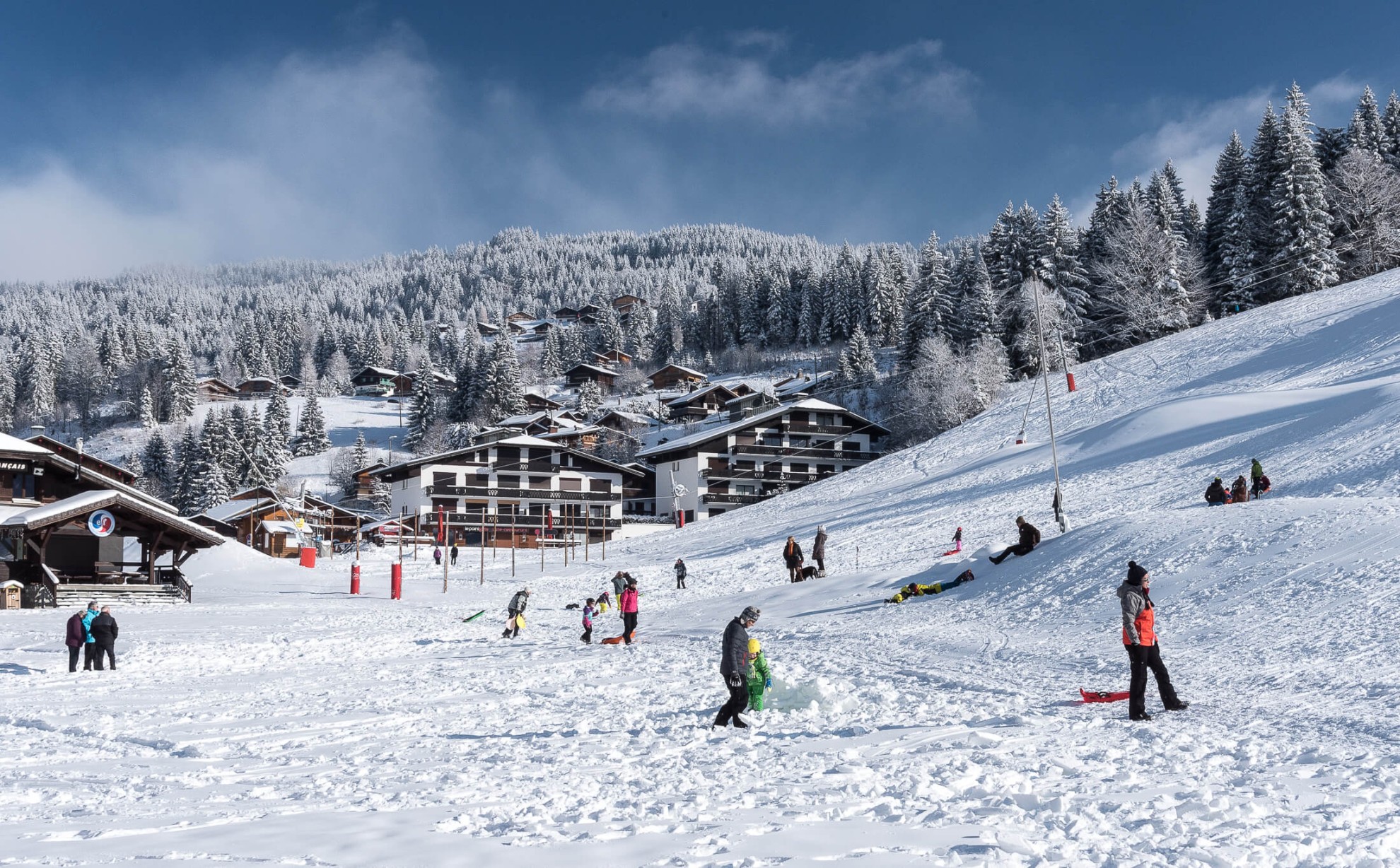 Les Gets - Superbe neige aujourd'hui  - Ouverture Avoriaz