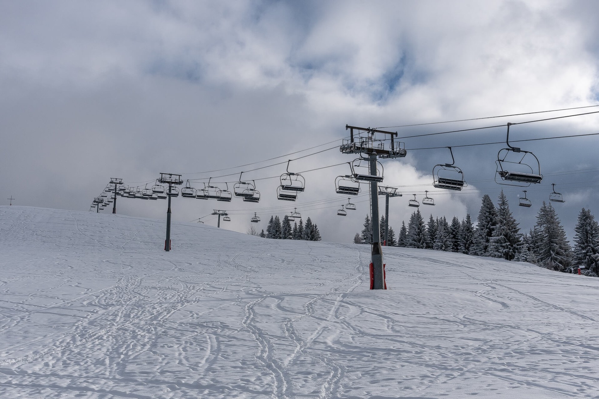 Les Gets - Images de la neige depuis Les Chavannes