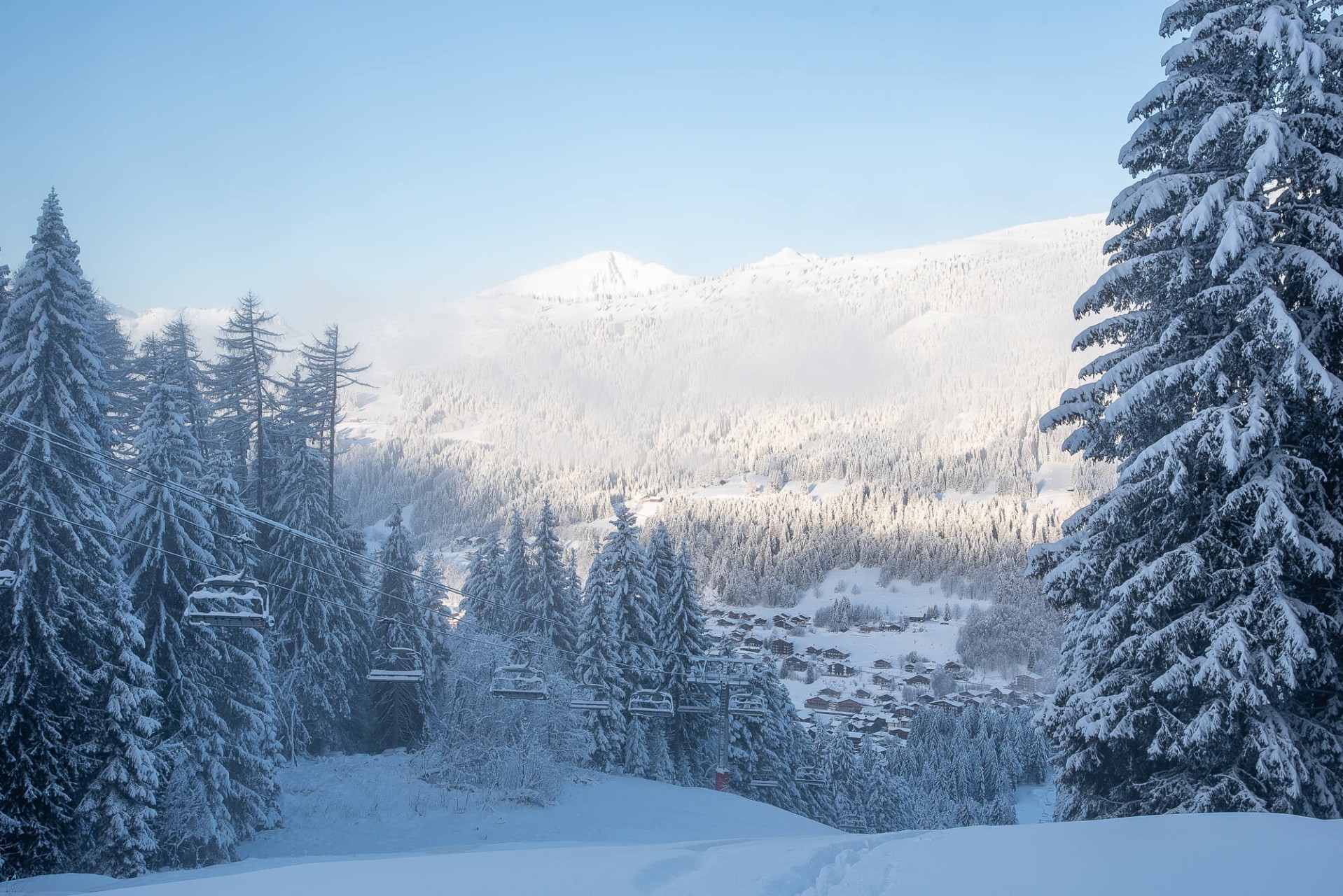 Les Gets - Photos de la neige fraiche - Vacances au ski