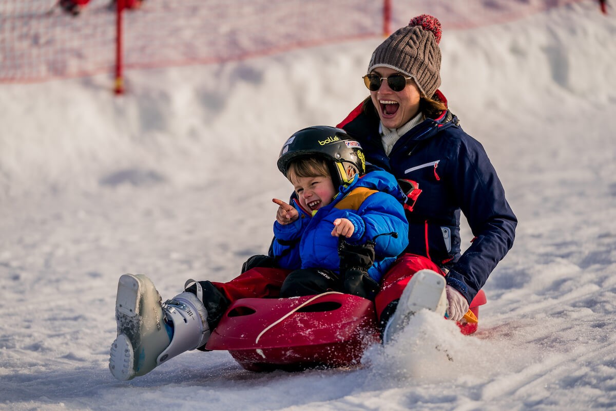 Les Gets: Family-Friendly Sledding Fun is one of the most exciting sledging winter spots in France