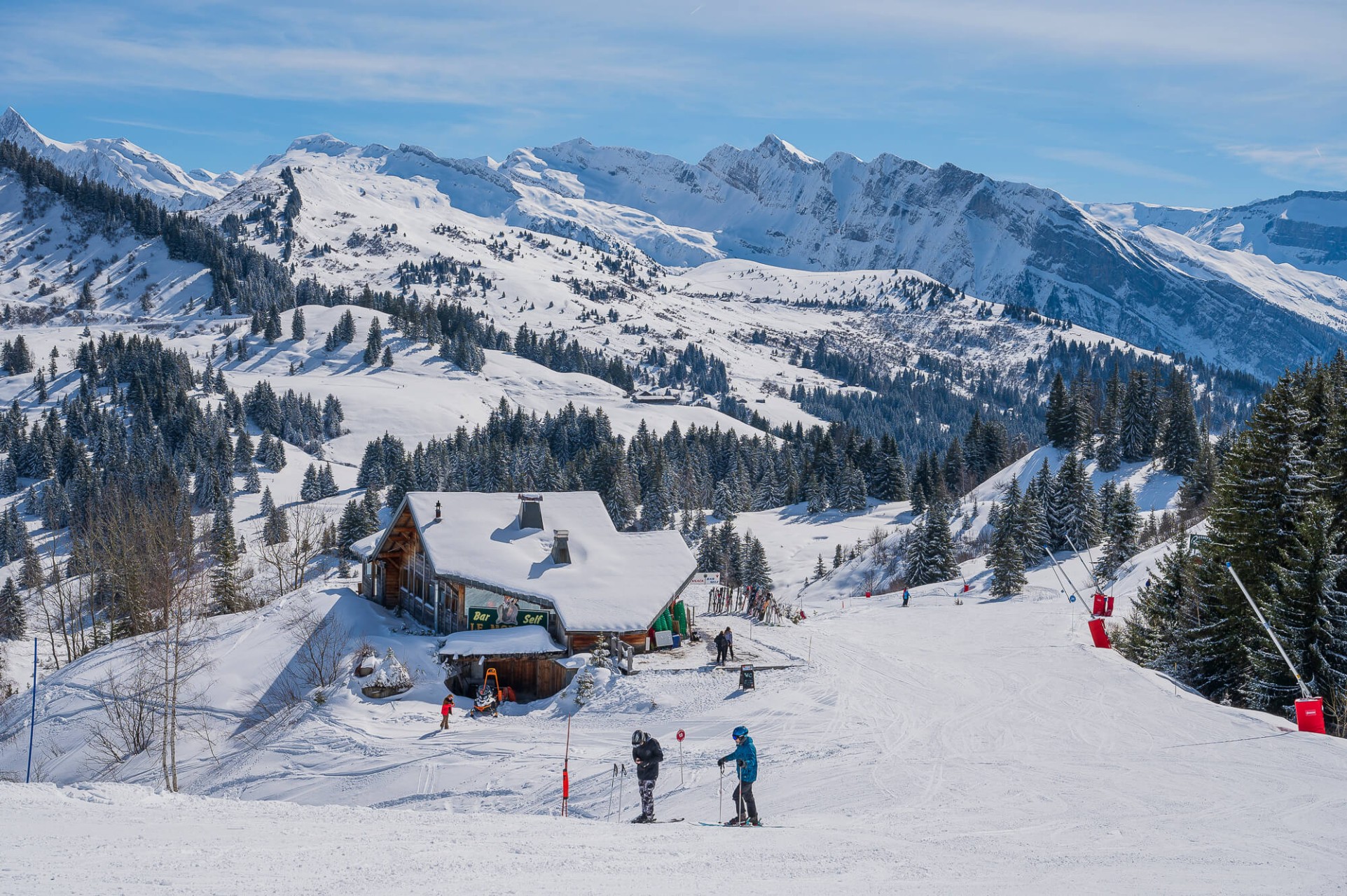 Skiing Yesterday in Les Gets